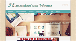 Desktop Screenshot of homeschoolwithwinnie.com